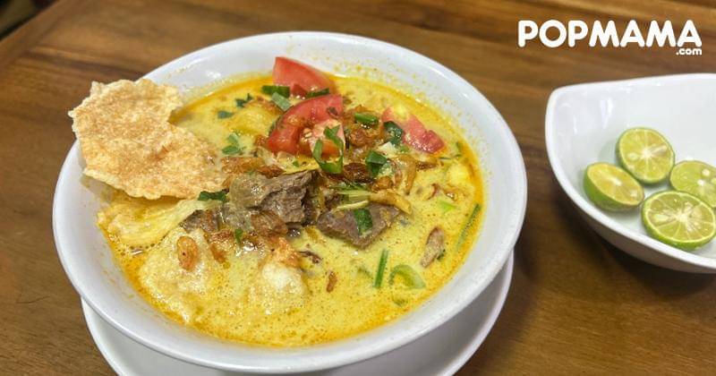 Soto daging di Soto Sob H. Asmawi - Popmama.com/Onic Metheany